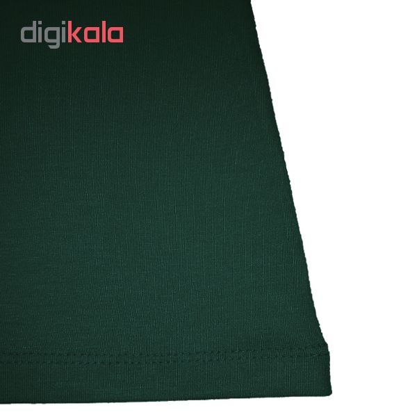 تیشرت آستین کوتاه زنانه طرح کیف و کفش کد tm-285 رنگ سبز