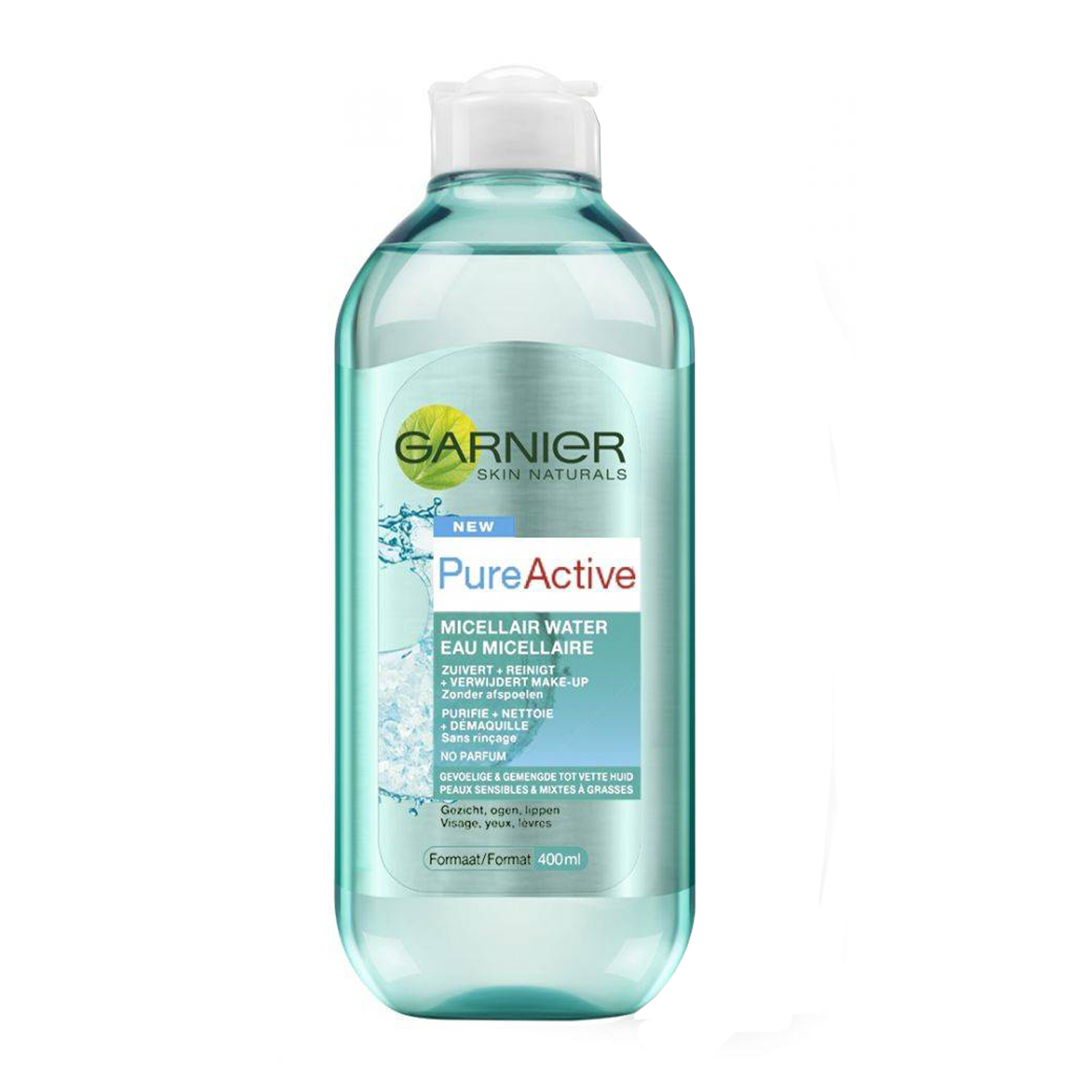 آب پاک کننده صورت گارنیه مدل Pure Active حجم 400 میلی لیتر