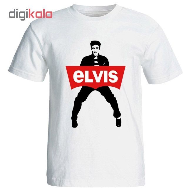 تی شرت آستین کوتاه مردانه طرح الویس elvis کد 5021