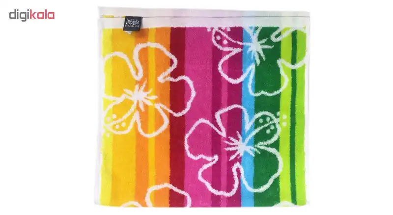 حوله حمام برق لامع مدل ارکیده سایز 160×100 سانتی متر