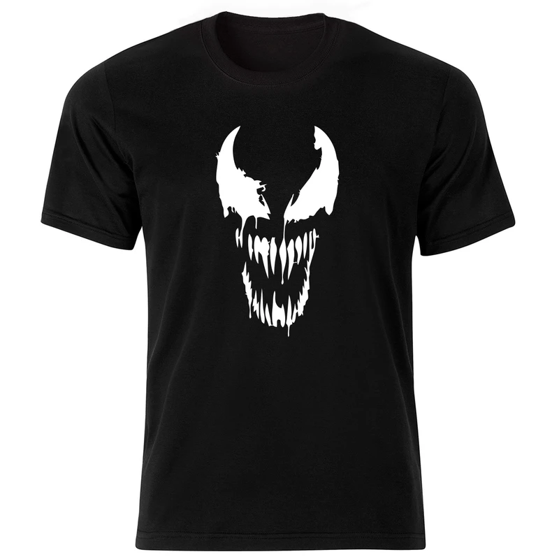 تیشرت آستین کوتاه مردانه طرح ونوم کد BW 21010