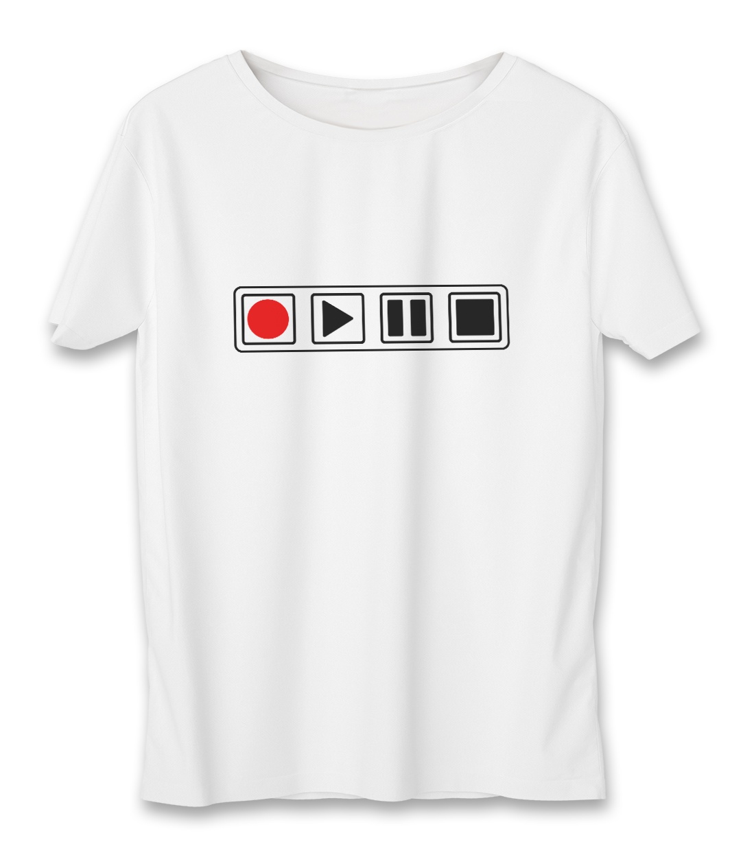 تی شرت زنانه به رسم طرح کنترل کد 5536