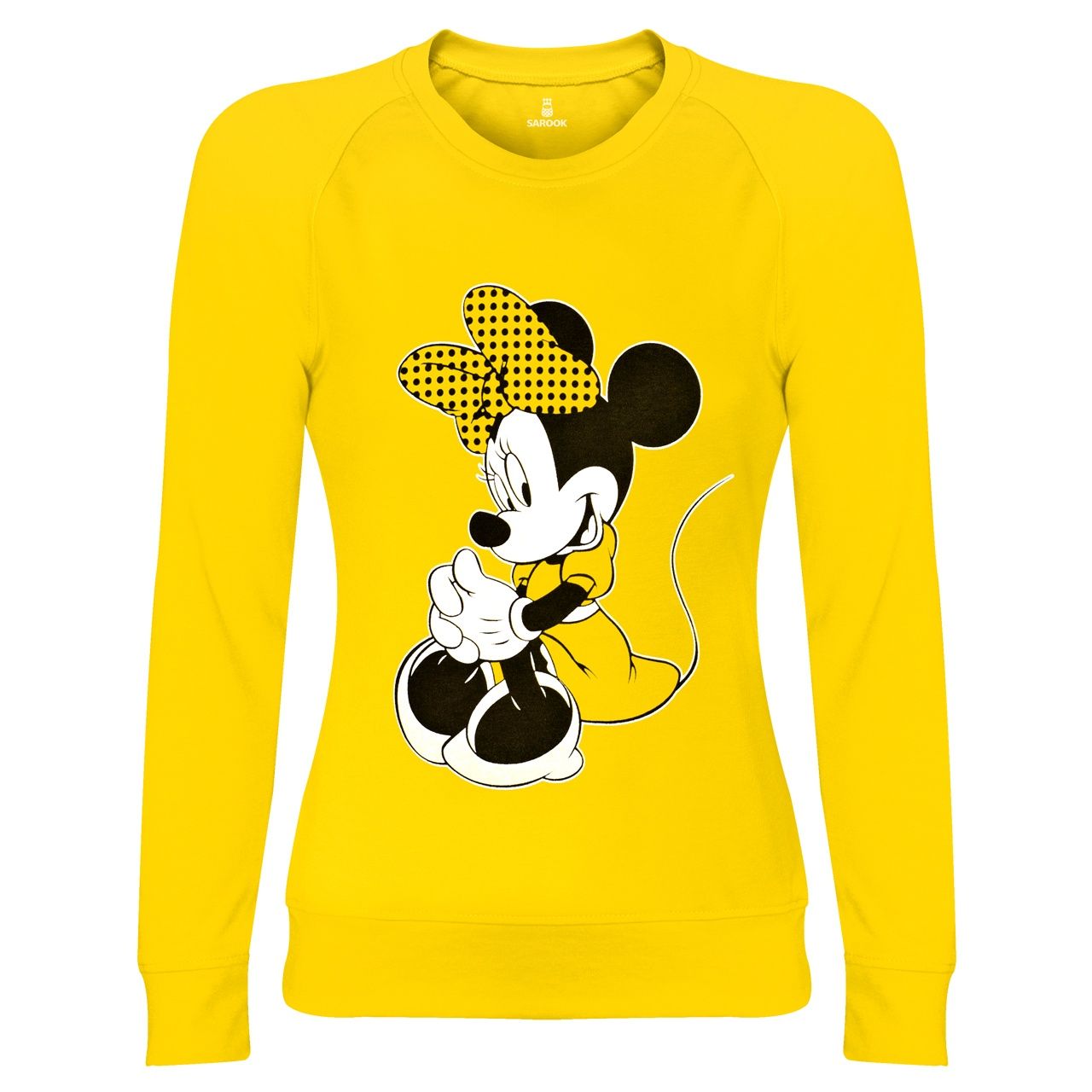 سویشرت زنانه ‏ساروک مدل‏ ‏Minnie Mouse‏ ‏رنگ زرد -  - 1