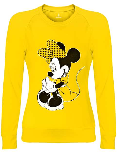 سویشرت زنانه ‏ساروک مدل‏ ‏Minnie Mouse‏ ‏رنگ زرد
