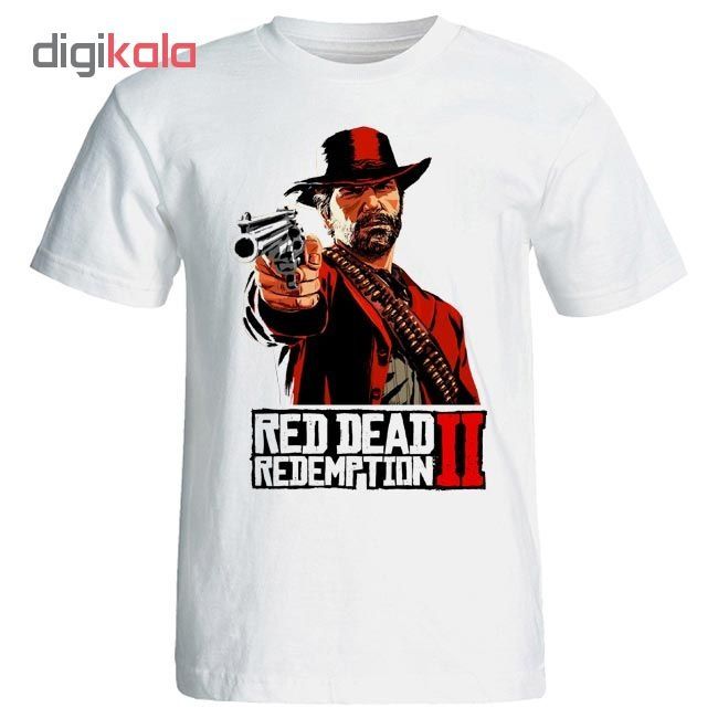 تیشرت آستین کوتاه مردانه طرح Red Dead Redemption 2 کد 2000