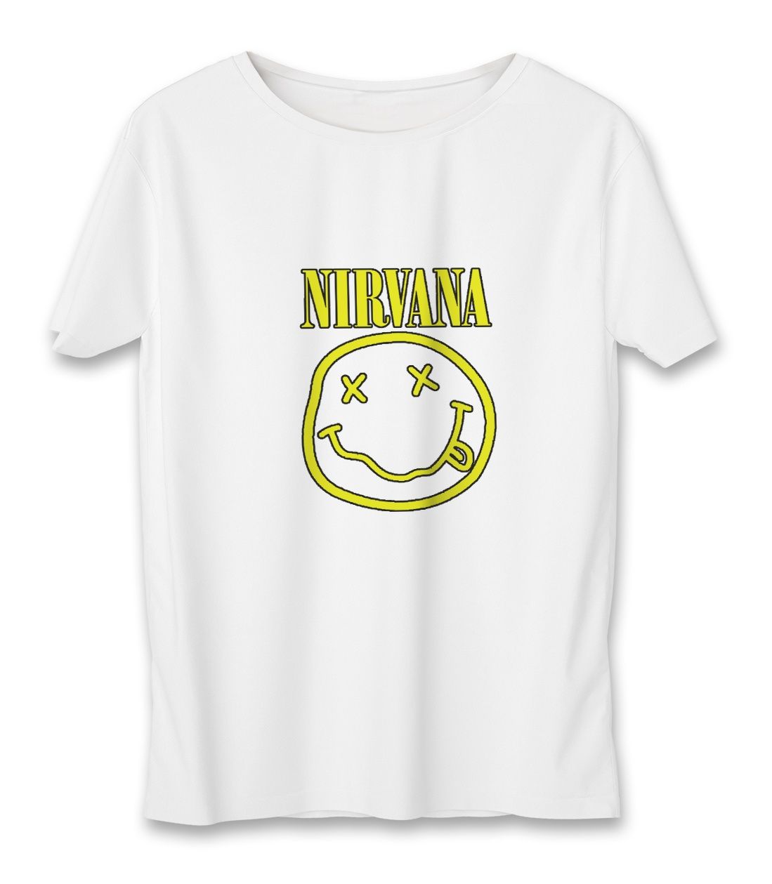 تی شرت زنانه به رسم طرح نیروانا کد 5542 -  - 1