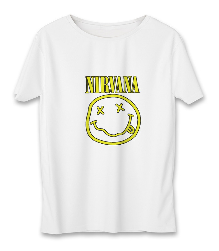 تی شرت زنانه به رسم طرح نیروانا کد 5542