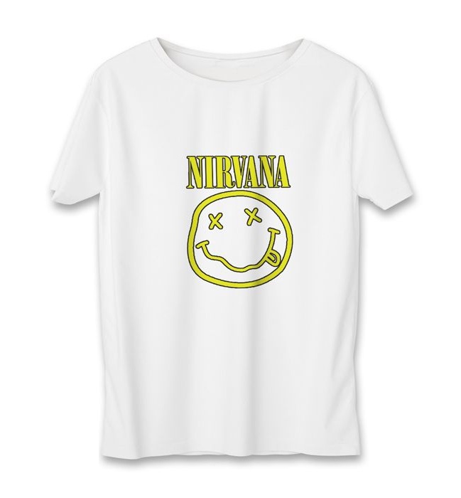 تی شرت زنانه به رسم طرح نیروانا کد 5542
