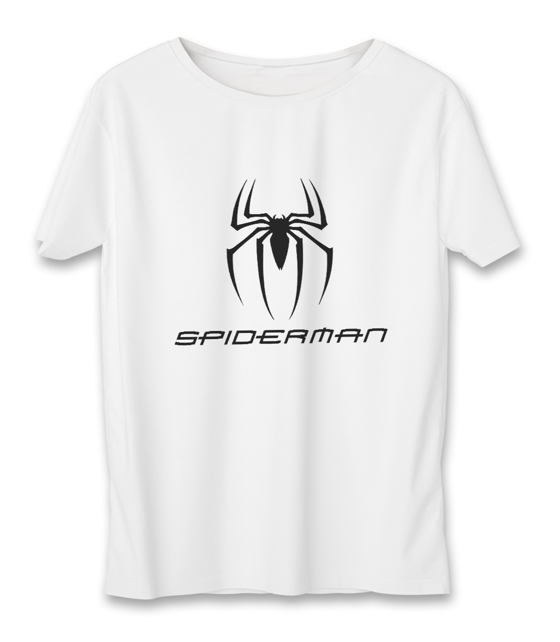 تی شرت زنانه به رسم طرح اسپایدرمن کد 5547