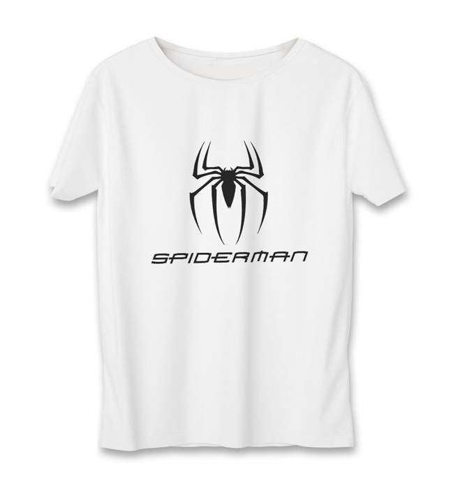تی شرت زنانه به رسم طرح اسپایدرمن کد 5547