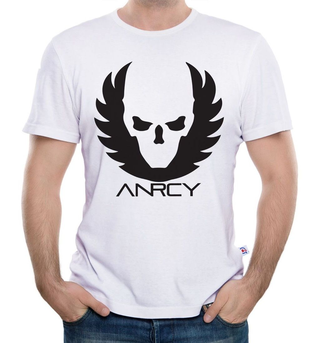 تیشرت آستین کوتاه مردانه آکو طرح Anrcy کد AS16