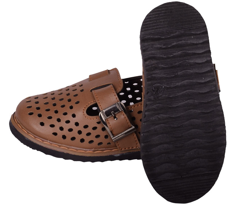 کفش پسرانه کد 3240 رنگ قهوه ای