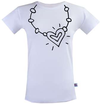 تیشرت زنانه آکو طرح Love کد BS65