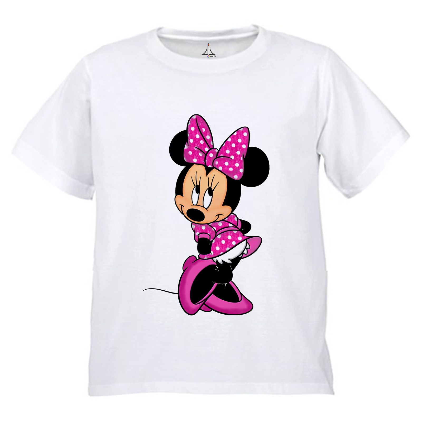 تی شرت دخترانه به رسم طرح میکی کد 9903 -  - 1