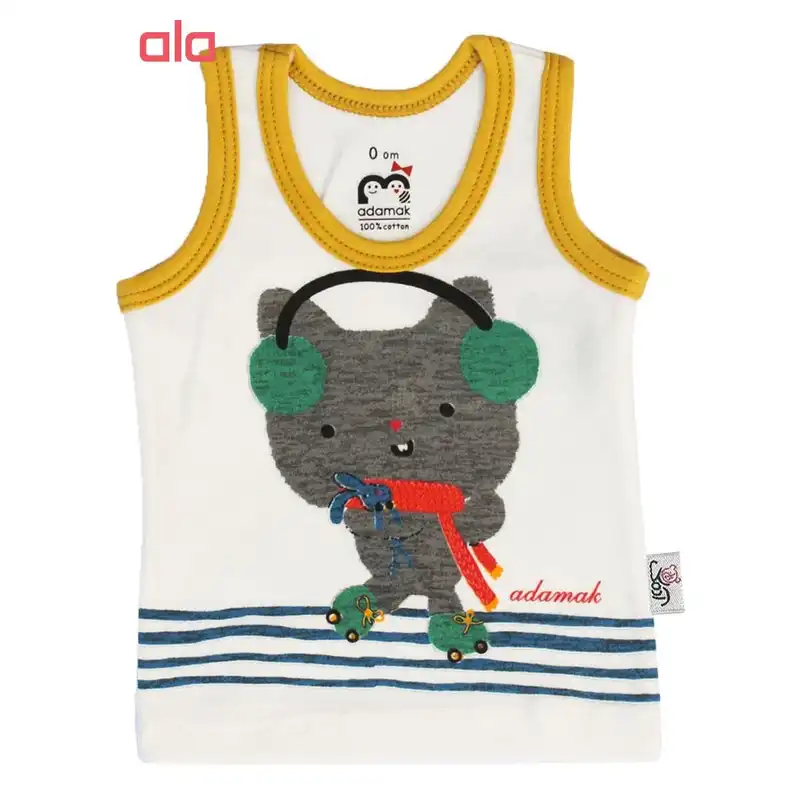 ست 5 تکه لباس نوزادی آدمک طرح گربه بازیگوش