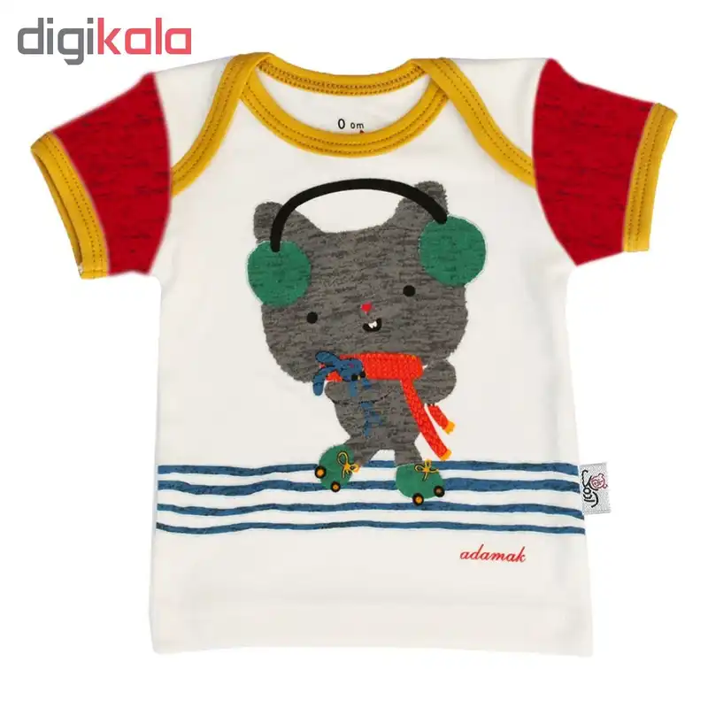 ست 5 تکه لباس نوزادی آدمک طرح گربه بازیگوش