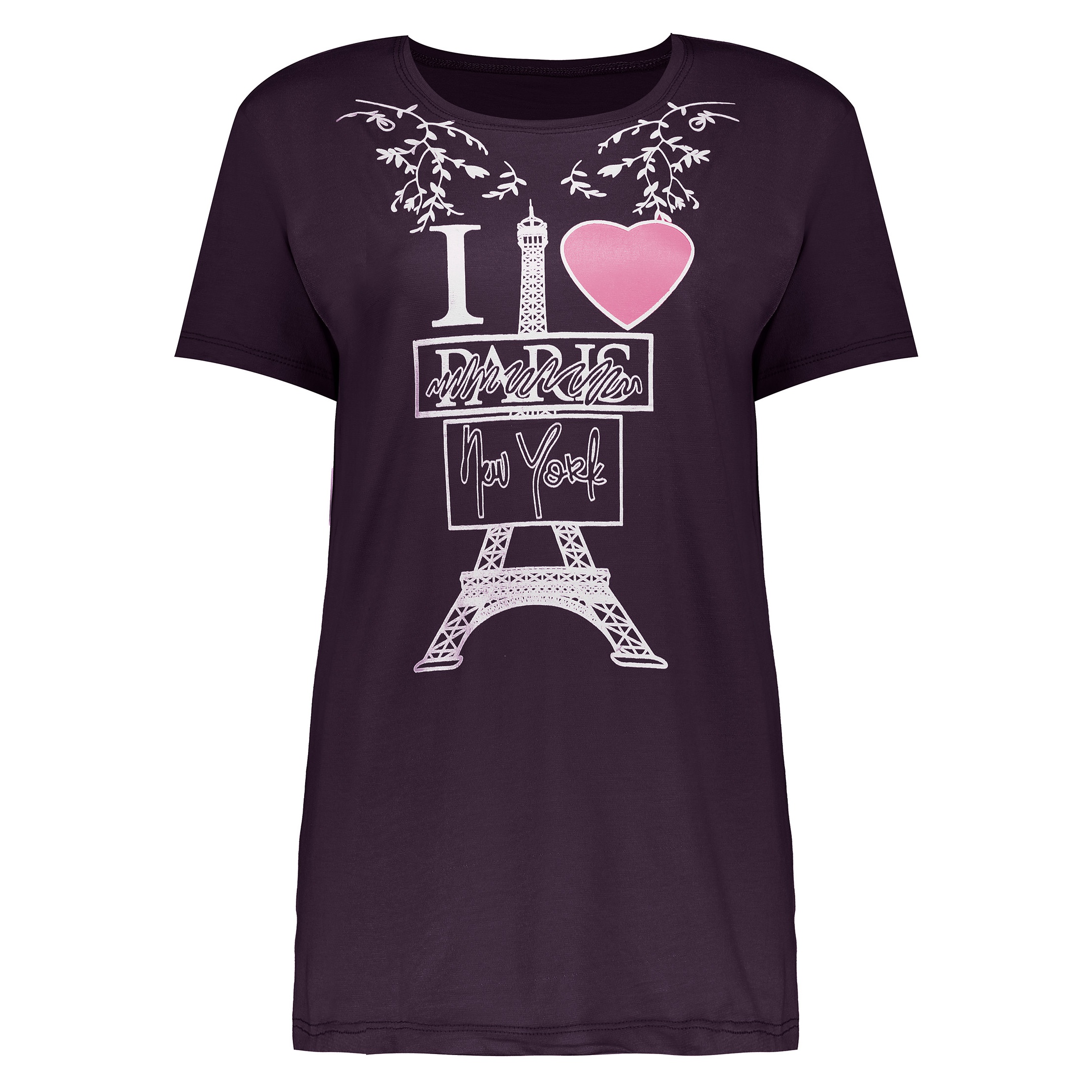 تی شرت زنانه طرح پاریس کد 510