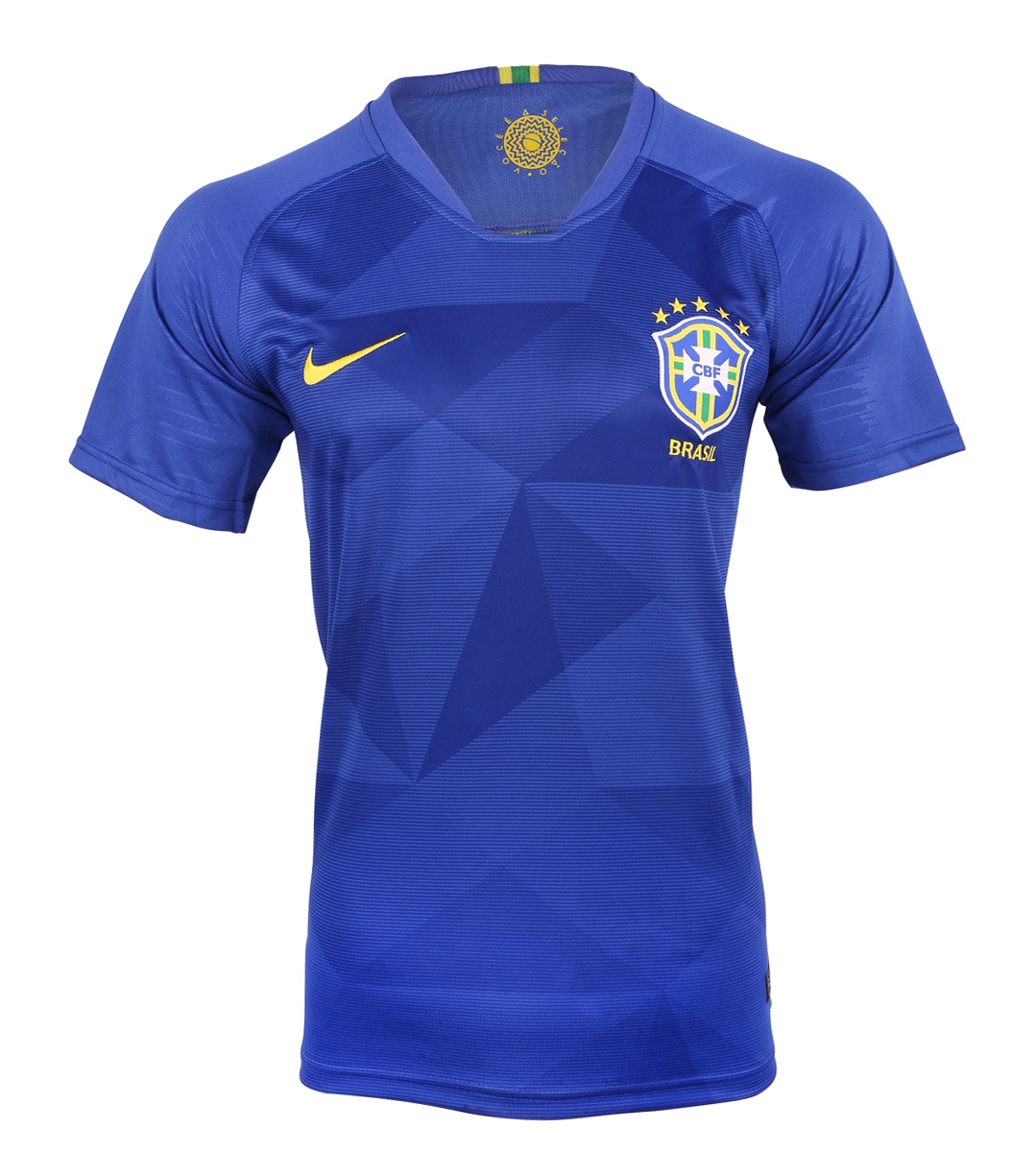 تی شرت ورزشی مردانه طرح تیم ملی برزیل کد B02