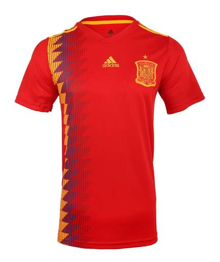 تی شرت ورزشی مردانه طرح تیم ملی اسپانیا کد ES01