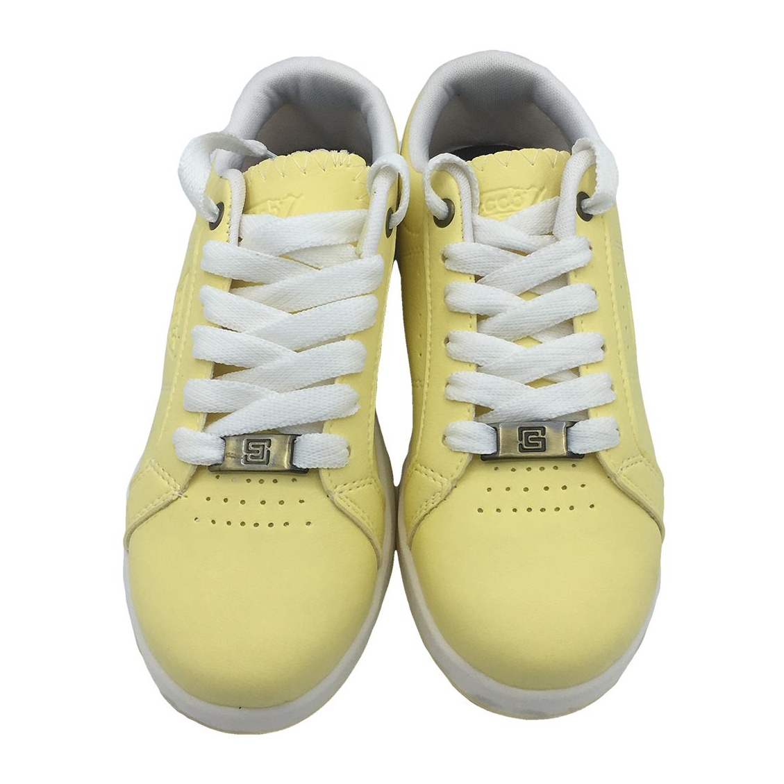کفش مخصوص پیاده روی دخترانه مدل VA-n رنگ لیمویی