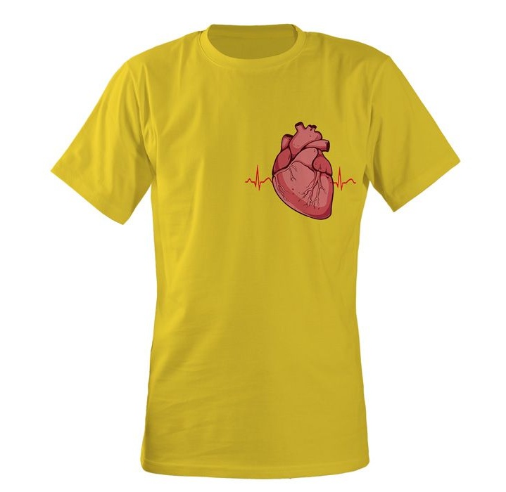 تی شرت مردانه مسترمانی طرح قلب کد 1502