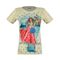 تی شرت زنانه ناندو استایل طرح دختر دامن مرواریدی کد NS39