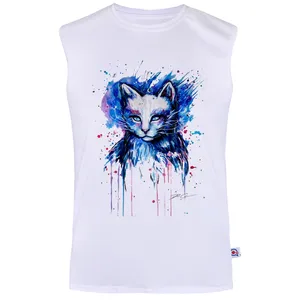 تاپ مردانه آکو طرح گربه کد B37