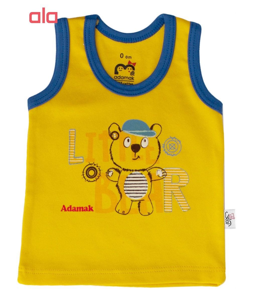 ست 5 تکه لباس نوزادی پسرانه آدمک طرح خرس کوچولو کد 003