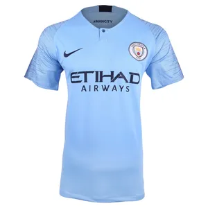 تی شرت ورزشی مردانه طرح منچسترسیتی مدل201819