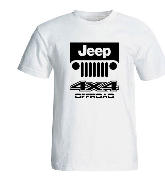 تی شرت آستین کوتاه مردانه طرح Jeep Off road کد 205