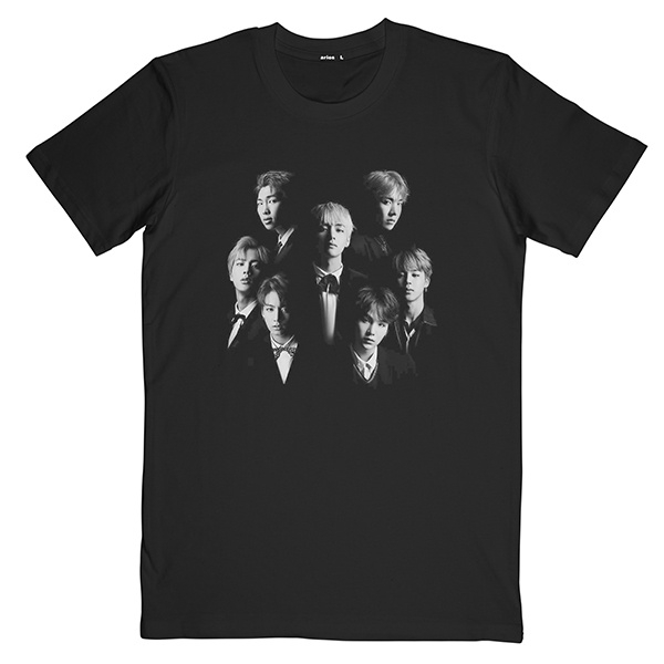 تی شرت مردانه آریوس طرح BTS کد CSRBMD-105