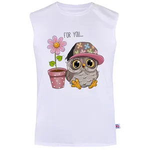 تاپ مردانه آکو طرح جغد کد S35