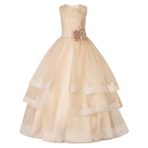 پیراهن دخترانه مدل Princess Gold Style 2019