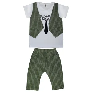 ست تیشرت و شلوارک مدل EnglishTie کد 3