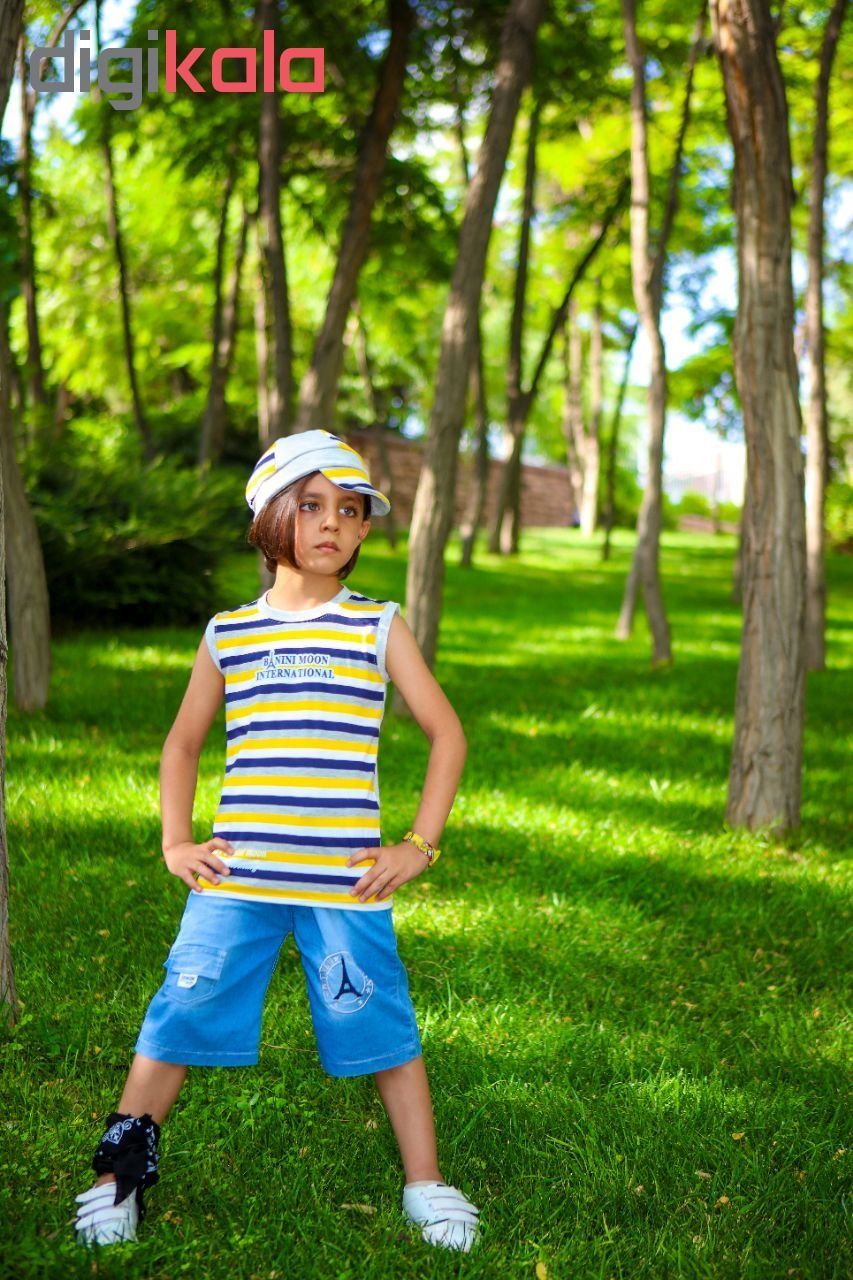شلوارک پسرانه مدل ۱۱۲۸۱ main 1 3