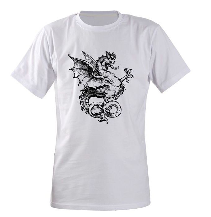 تی شرت مردانه مسترمانی طرح اژدها کد 1562