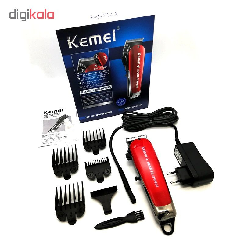 ماشین اصلاح موی سر و صورت کیمی مدل KM-2609 ماشین اصلاح موی سر و صورت کیمی مدل KM-2609