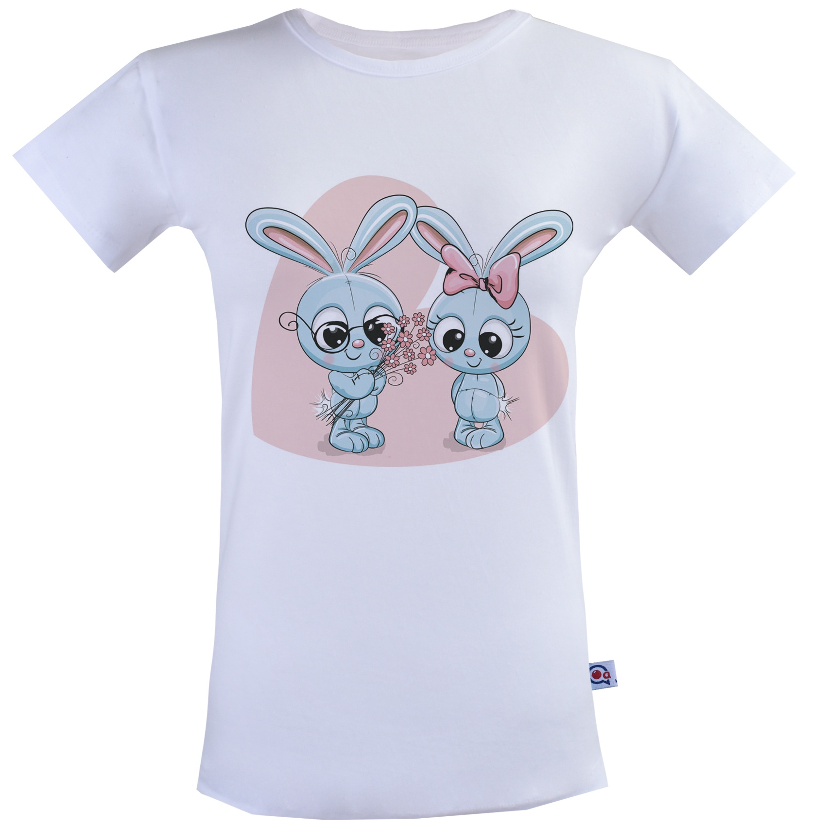 تی شرت زنانه آکو طرح خرگوش کد SS124