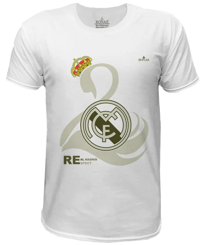 تیشرت مردانه روناس طرح رئال مادرید کد ۷