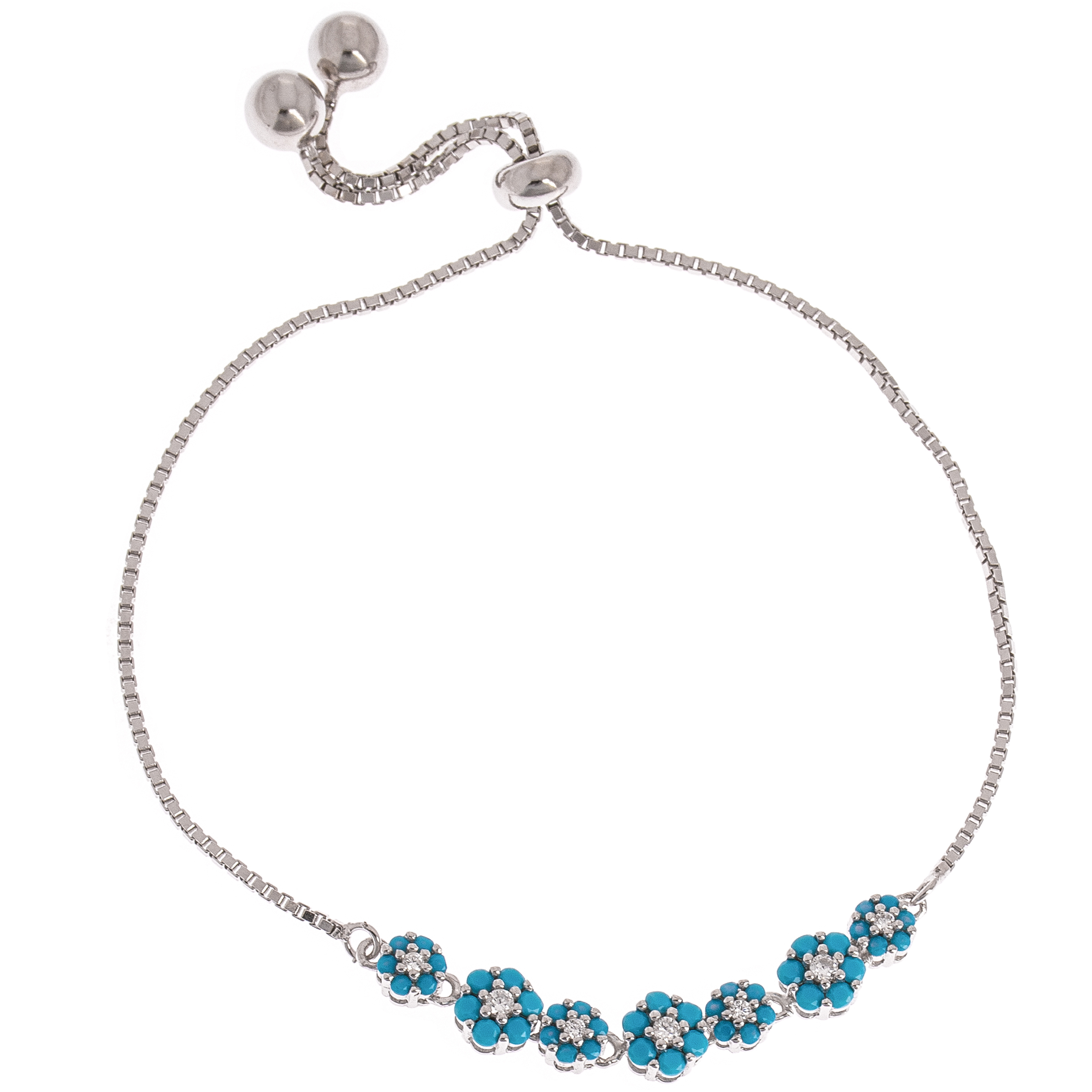 دستبند نقره زنانه کد 2157