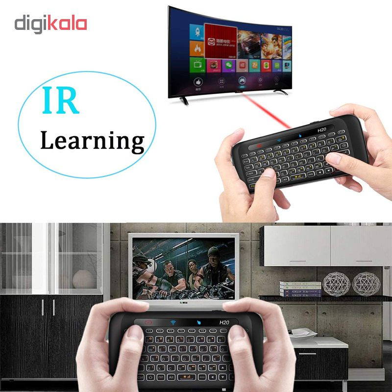 کیبورد بی‌ سیم اچ‌20 مدل DK1، سوییچ ممبران، Portable