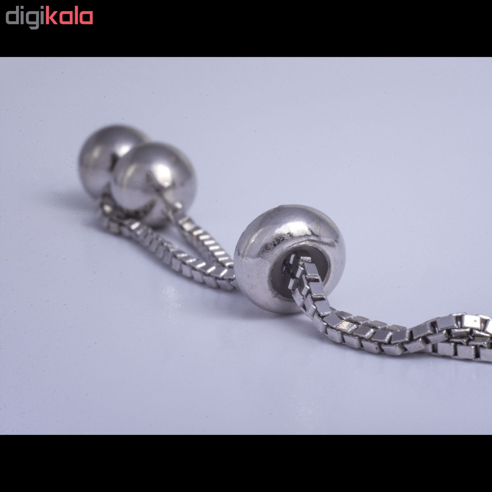 دستبند نقره زنانه کد 2157 -  - 6
