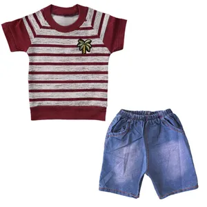 ست تی شرت و شلوارک پسرانه مدل S-124