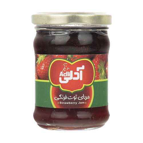 مربای توت فرنگی آدلی - 280 گرم