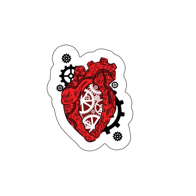 استیکر لپ تاپ طرح قلب کد E-212