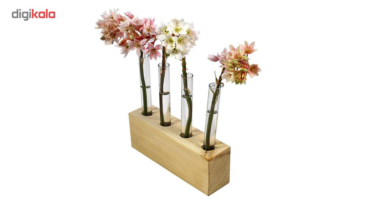 گلدان چوبی گلدونه مدل GWV01 main 1 1