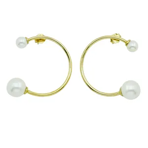 گوشواره طلا 18 عیار زنانه زرمان مدل ZME0806
