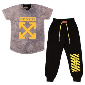 ست تی شرت و شلوار پسرانه کد 4-380126