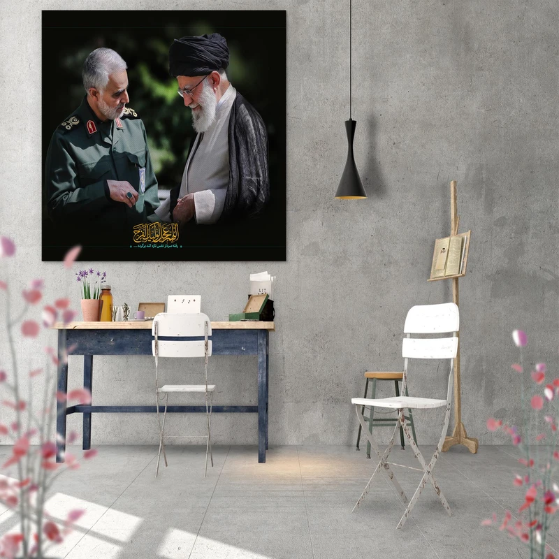 تابلو شاسی طرح حاج قاسم سلیمانی کد 019