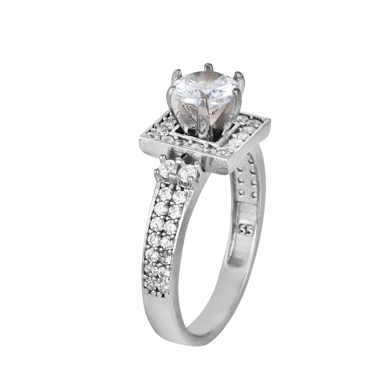 انگشتر نقره زنانه مد و کلاس کد 1000533